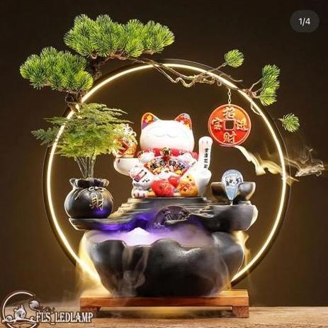 

Atomizer Fountain LED _ Fortune Cat set