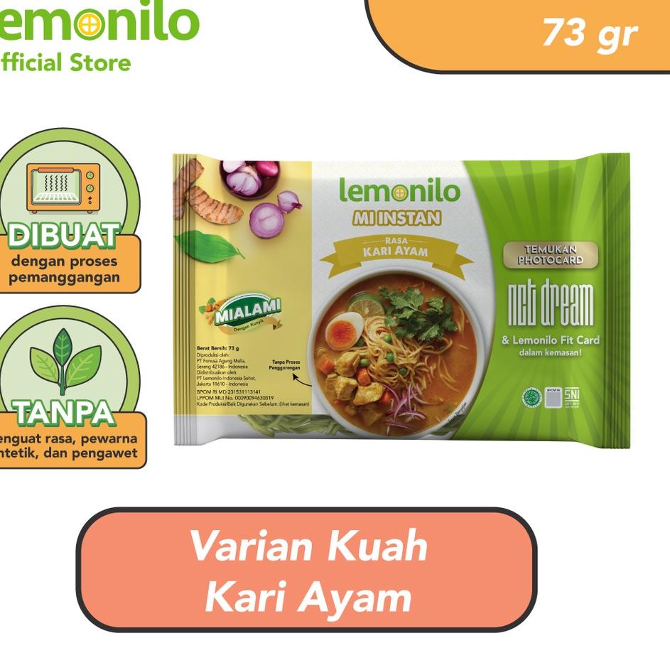 

ヤ 5 Pcs Lemonilo x NCT DREAM Mie Instan Kuah Kari Ayam 73g Recomend