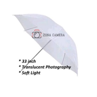 Payung Putih Foto Studio Umbrella White Photo 33inch 83cm Diffuser Flash Lampu Studio Lighting Softbox USW Soft Cahaya Reflector Light