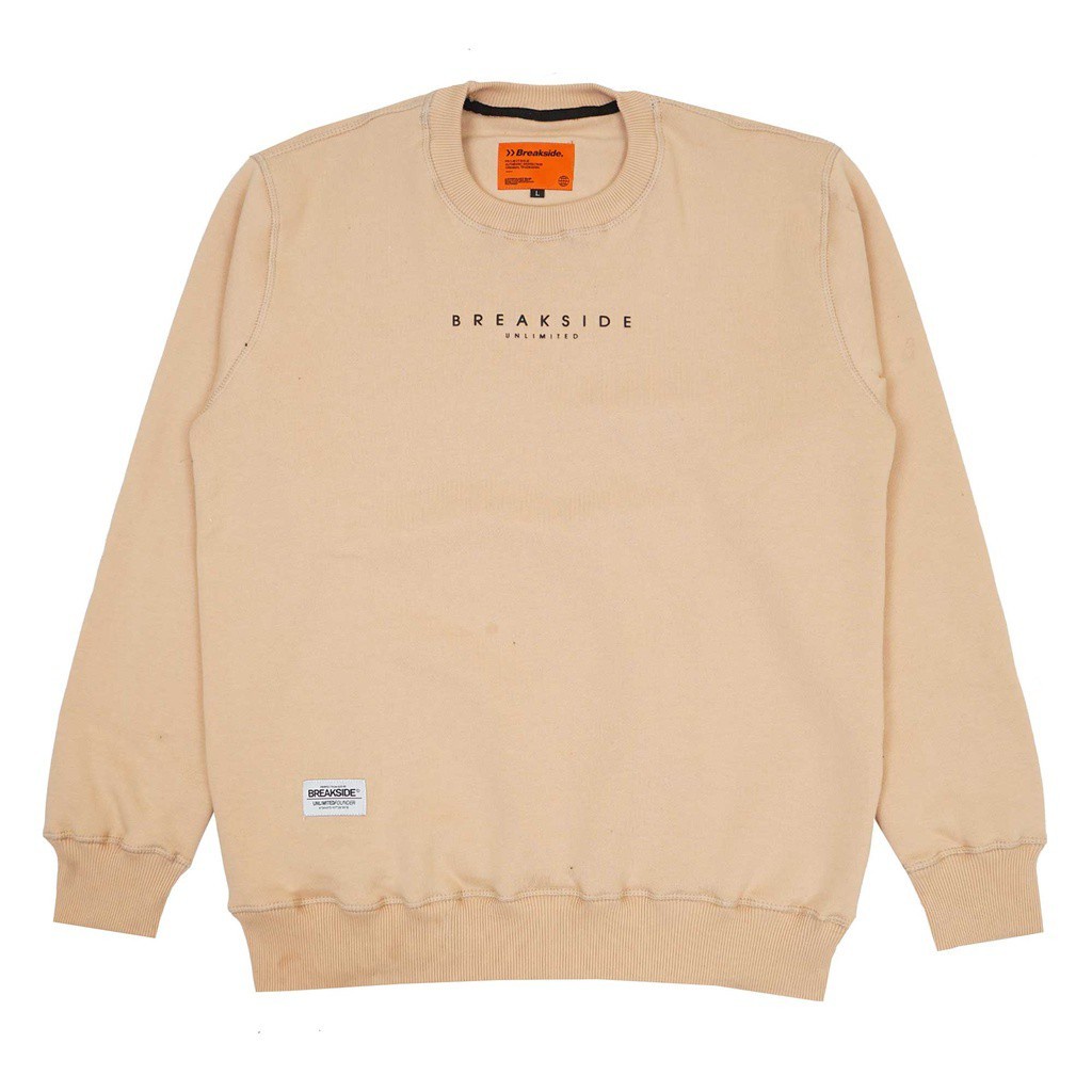 Breakside Sweater Crewneck Mocca Unlimited - Sweatshirt Unisex
