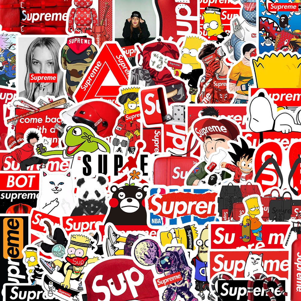 

Stiker Red supreme isi 25 pcs