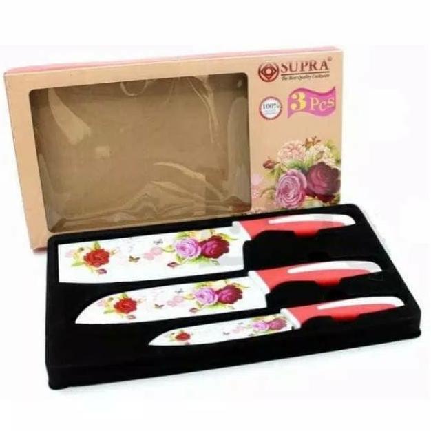Sale Pisau Set 3 In 1 Supra Zuko Termurah