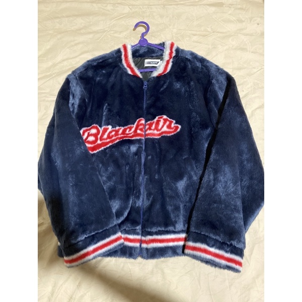 BLACKAIR FAUX FUR JAKET VARSITY