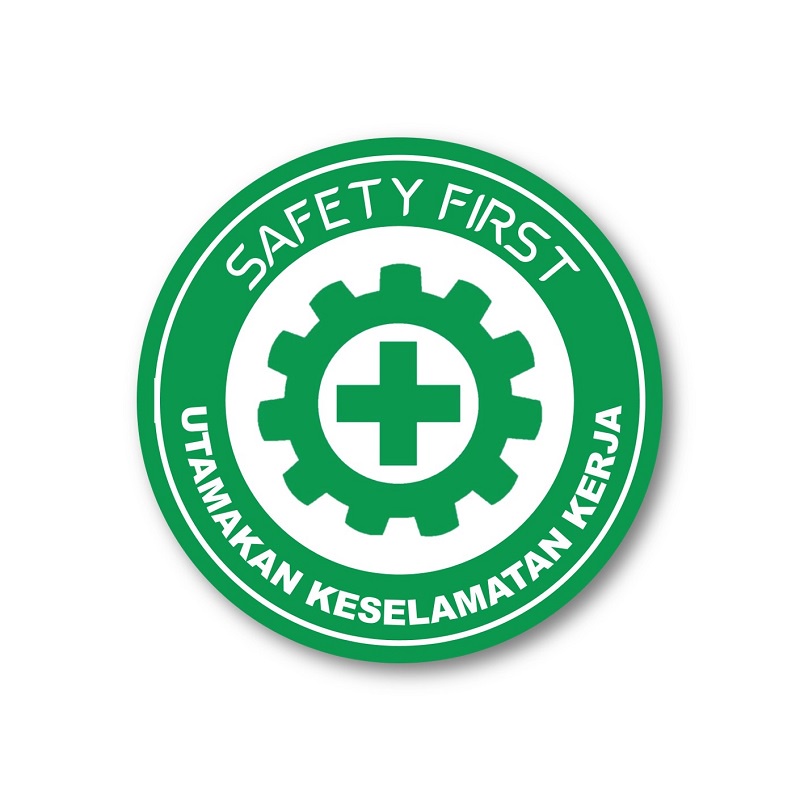 

STIKER SAFETY FIRST | STIKER PROYEK | STIKER UTAMAKAN KESELAMATAN KERJA | STIKER TEMPAT KERJA