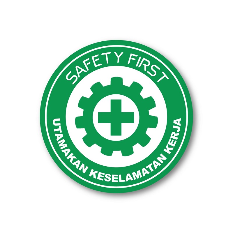 Jual Stiker Safety First Stiker Proyek Stiker Utamakan Keselamatan