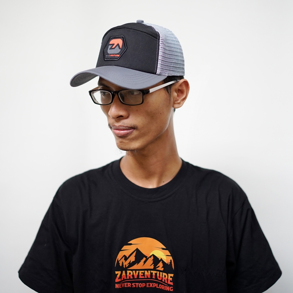 Zarventure Topi Trucker 95 Jaring Kanvas