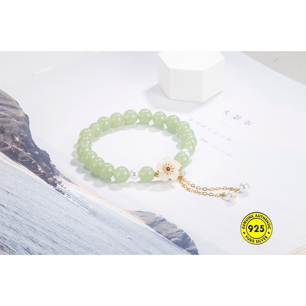 Gelang Begonia Rumbai Shell Mutiara Untuk Wanita U1497