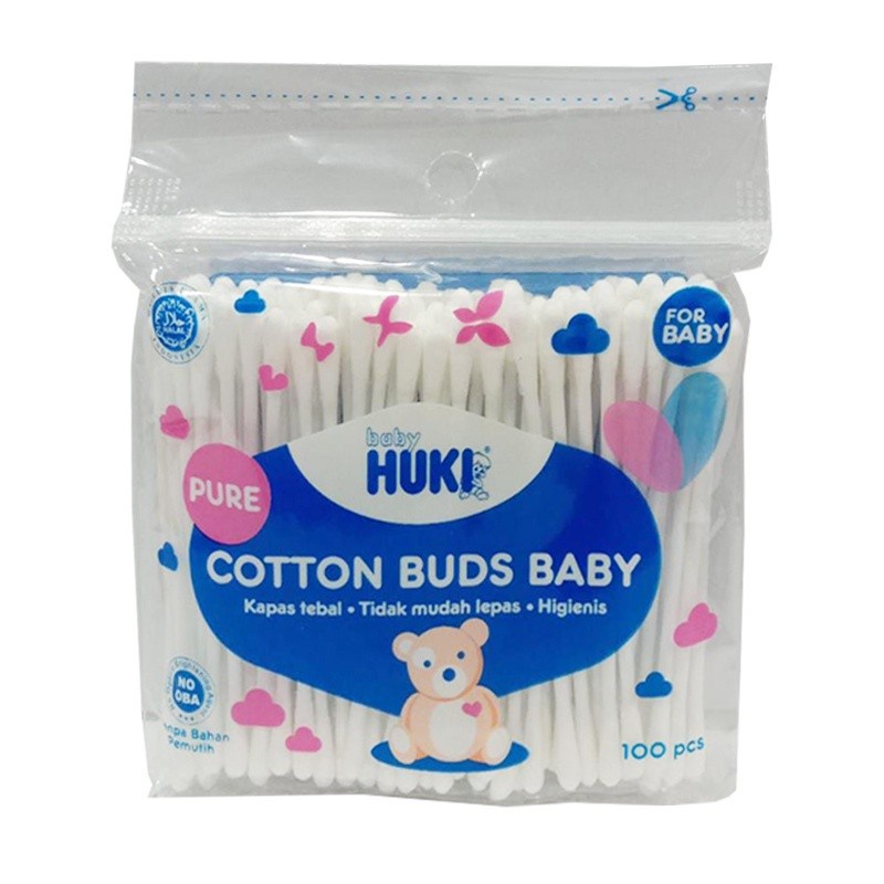 Cotton Bud Bayi Anak Dewasa 100 pcs Kapas Pembersih Telinga Kuping