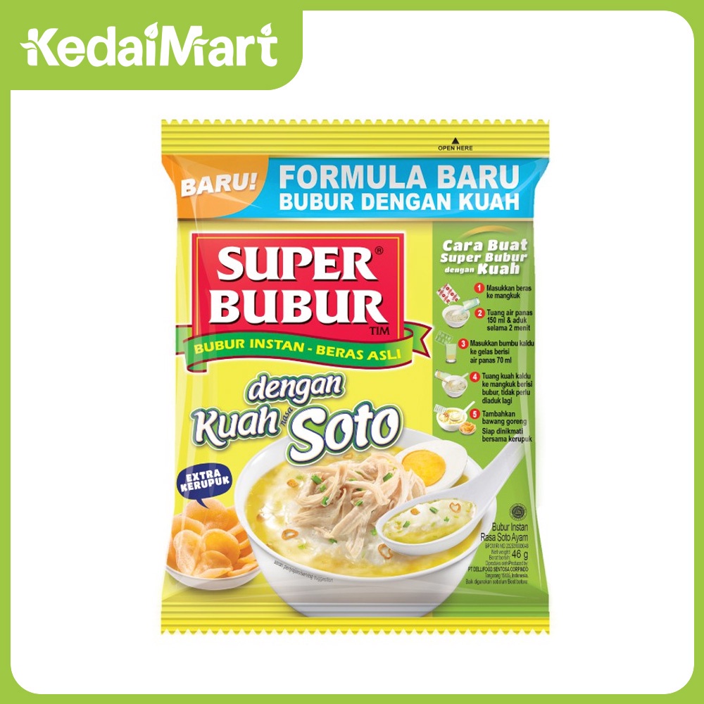 

Super Bubur Kuah Soto 46 Gram