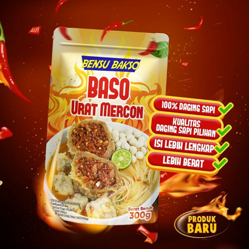 READY BEST SELLER!! BENSU BAKSO URAT MERCON by RUBEN ONSU