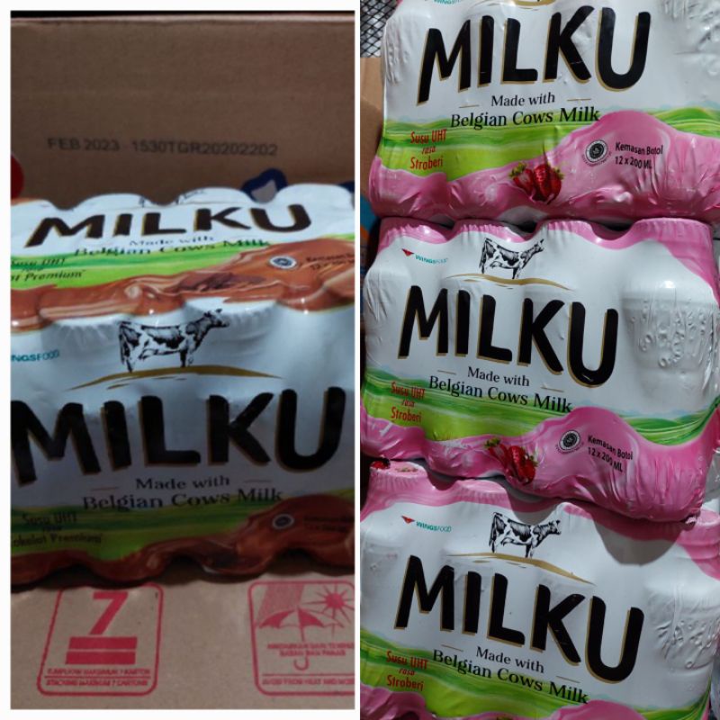 SUSU MILKU BOTOL 1 PACK ISI 12 BOTOL