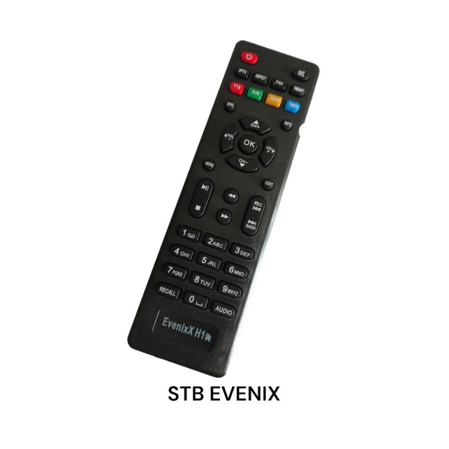 Remot Remote STB EVENIX evinix H1 EVINIX  REMOTE SET TOP BOX DVB T2