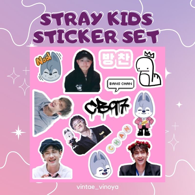 

STRAY KIDS STICKER SET