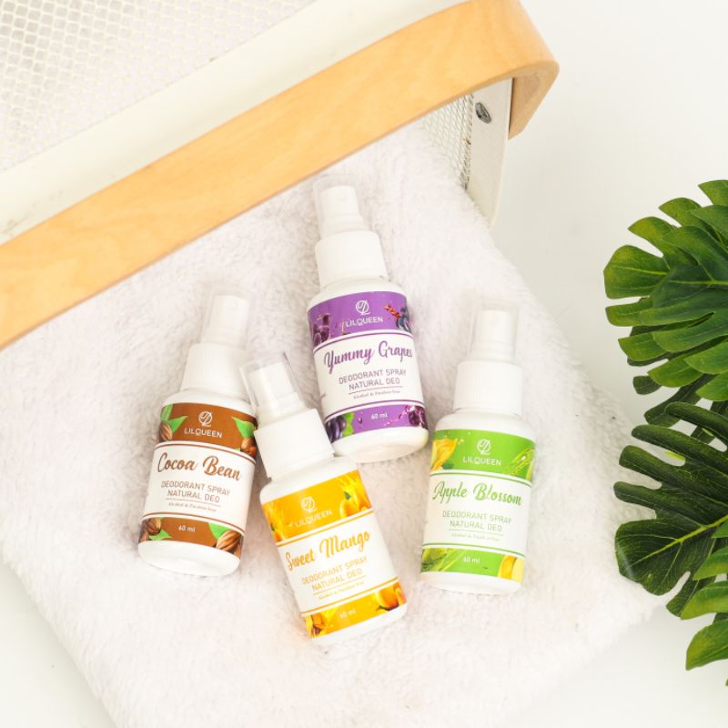 LILQUEEN DEODORAN SPRAY DEODORAN BPOM DEODORAN TAWAS PEMUTIH KETIAK