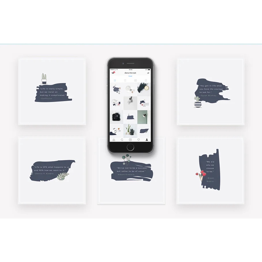 Her Workspace Illustrated Insta Pack