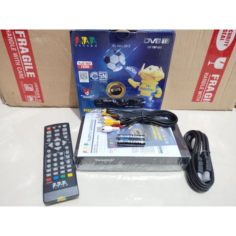 Set Top Box Tanaka TV Digital DVB T2 Antena Digital
