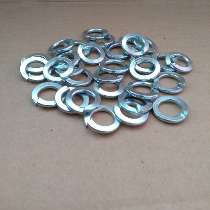 M8 Ring Per Ver Putih (Spring Washer)