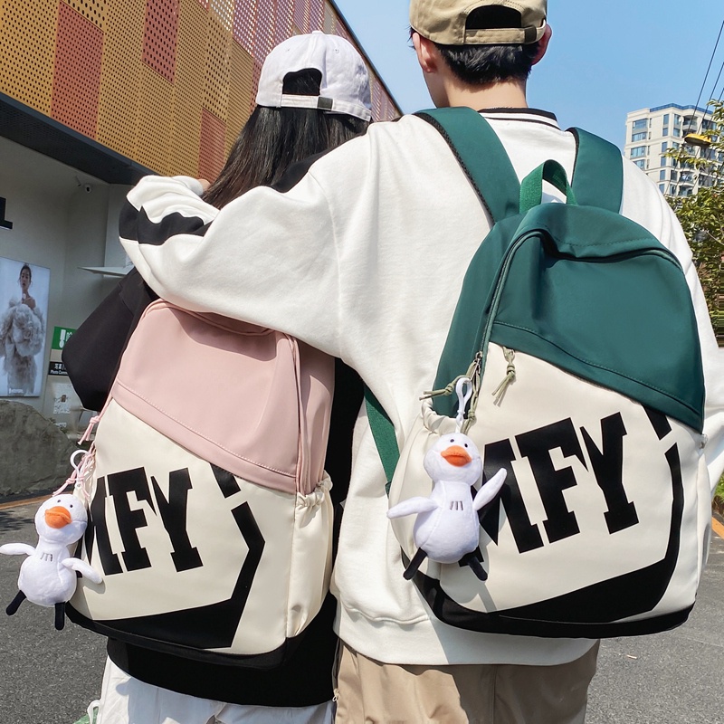 Highland Tas Pria Ransel Tas Punggung Motif Casual Fashionable Korea Couple TR609