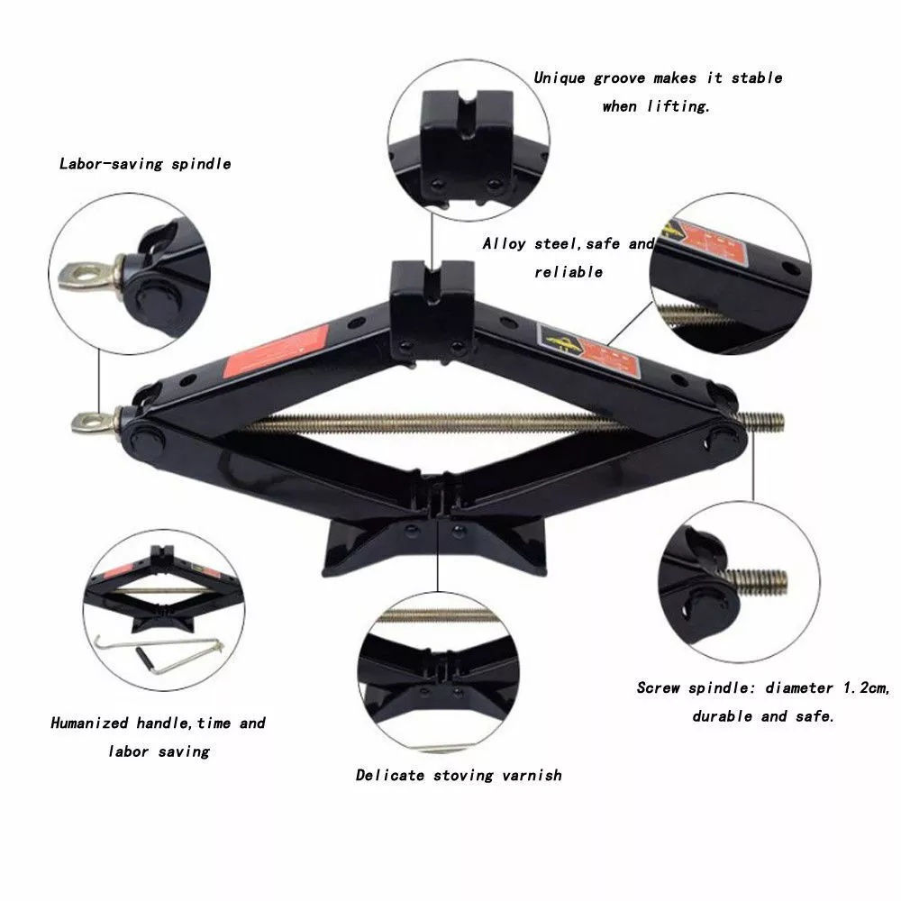 CAR SCISSORS JACK 1,5 TON/DONGKRAK JEMBATAN 1.5 TON/JEMBATAN SCISSOR JACK KAPASITAS/Dongkrak Jembatan Mobil Manual/1 TON/1.5 TON/JEMBATAN SCISSOR JACK KAPASITAS/Scissor Jacks 1 Ton/DONGKRAK MOBIL MODEL/HIGH QUALITY UNIVERSAL