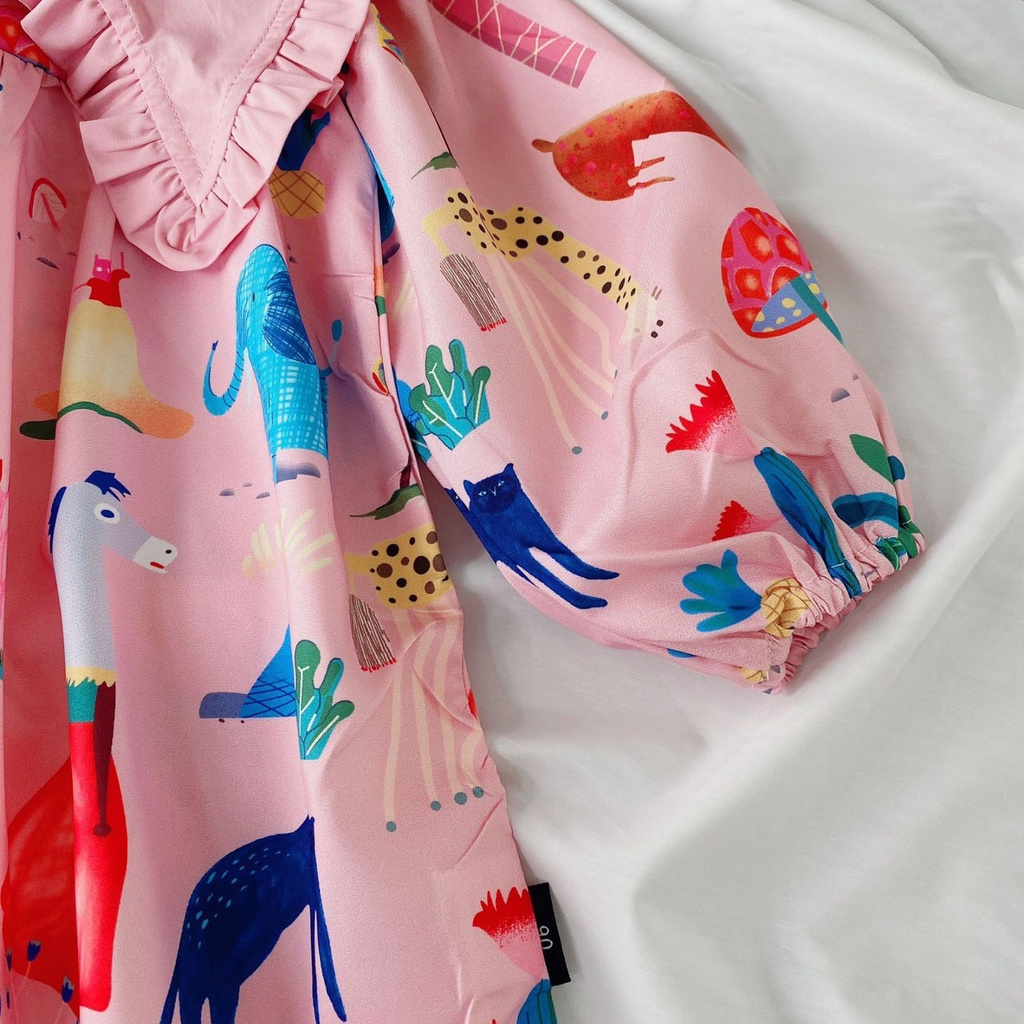 2-6thn | DRESS ANAK KOREA PESTA ELEGAN FORMAL PEREMPUAN MDD ML