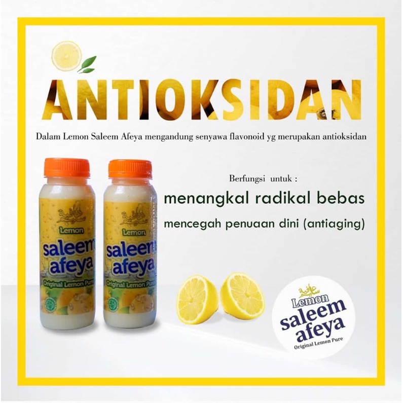 

Ay00! Lemon Saleem Afeya 250ML/ Sari Lemon Murni/ Untuk Diet