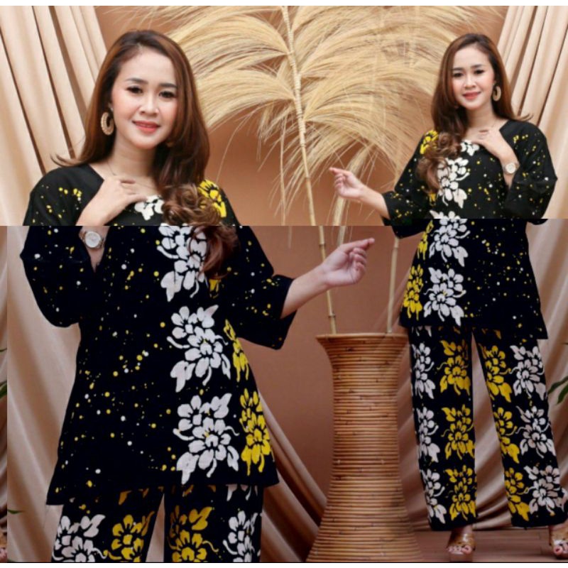 Setelan Batik Cap Busui // Setelan cap wanita Rayon Mosifa set // One Set Mozaik // set WanitaBELLE ONE SET / SETELAN RAYON DAILY ONE SET BAJU SETELAN WANITA KEKINIAN