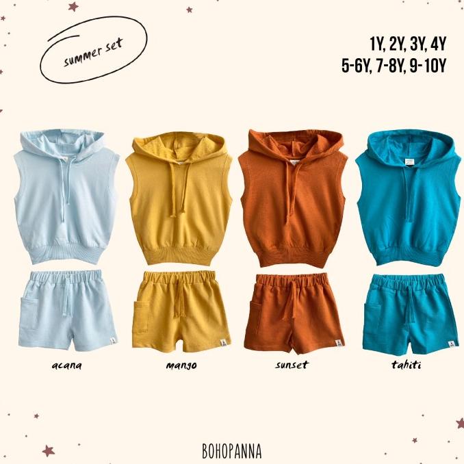 BOHOPANNA - SUMMER SET - SETELAN ANAK LAKI LAKI