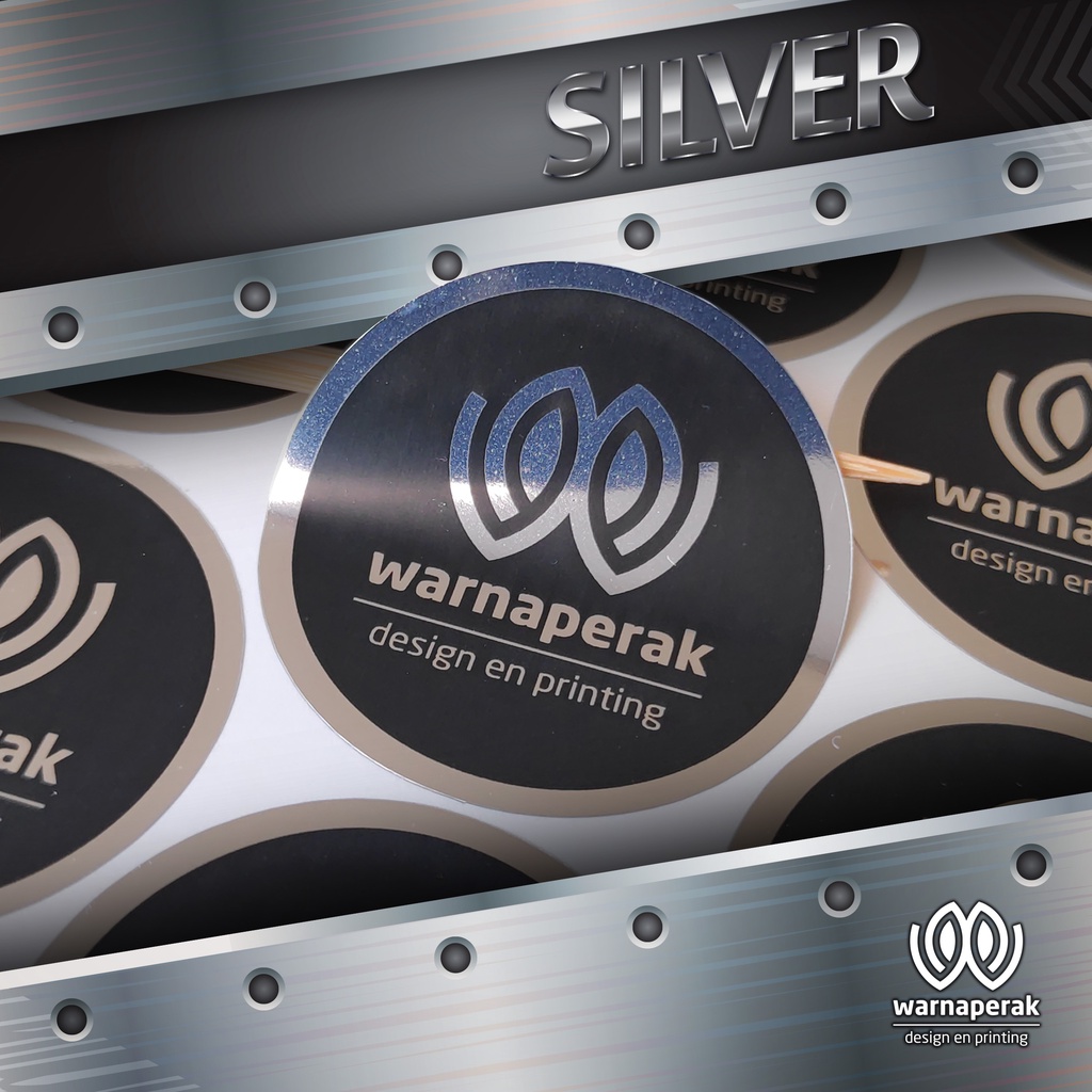 

Cetak Sticker SILVER / Print Sticker SILVER Metalik / Label Sticker SILVER Metalik A3+ & KISSCUT - MINIMAL ORDER 6 PCS / LEBIH
