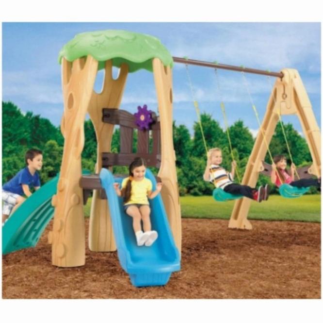 Playground Besar Mainan Paket Ayunan Dan Perosotan Anak Bisa Outdoor