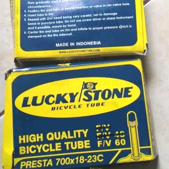 Ban Dalam Sepeda Fixie 700X23C Lucky Stone
