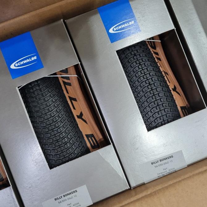 Ban Schwalbe Billy Bonkers Tan Wall 26 2.10 210 Bonker Kevlar Gravel