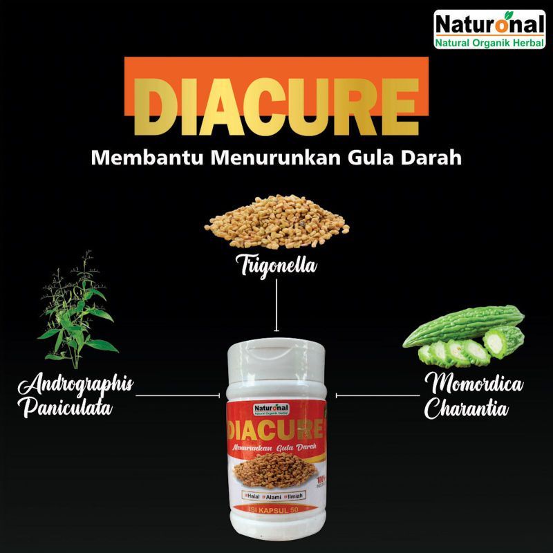 Diacure/Obat penurun gula darah/obat herbal gula darah