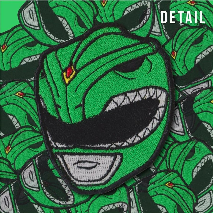 Patch Bordir Emblem Power Ranger Series Ranger Green