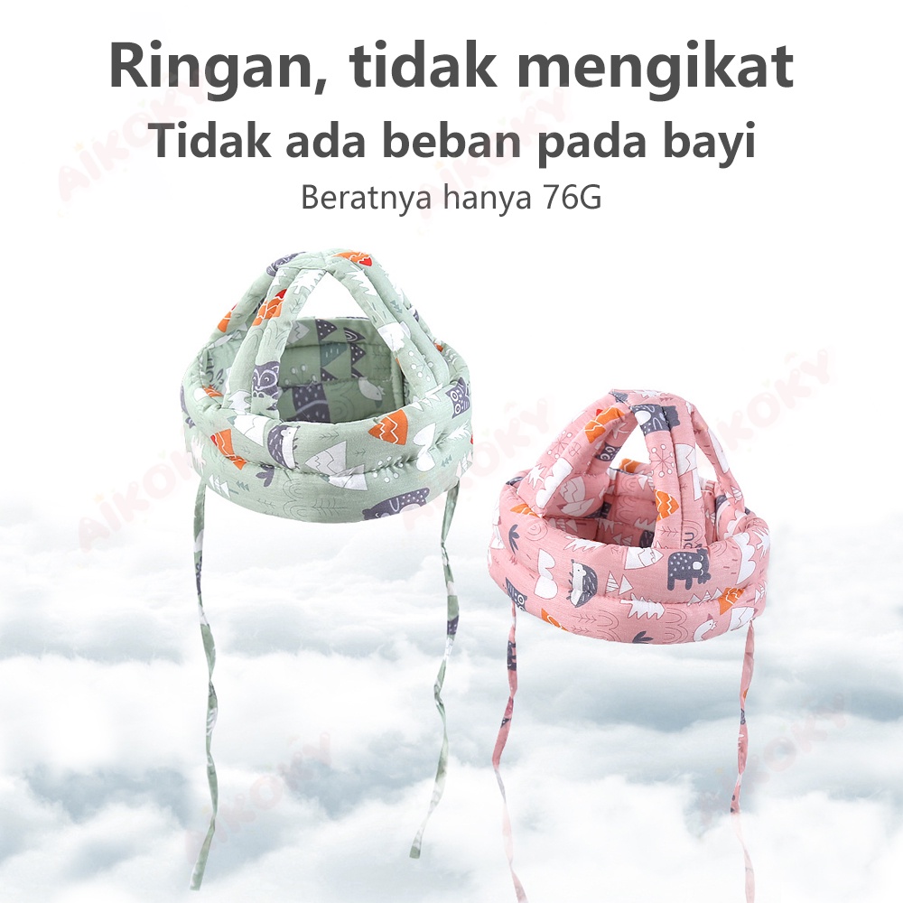 AIKOKY Topi Helm Pelindung Kepala Bayi/Baby Head Protector/Bayi Balita Anti Fall Cap