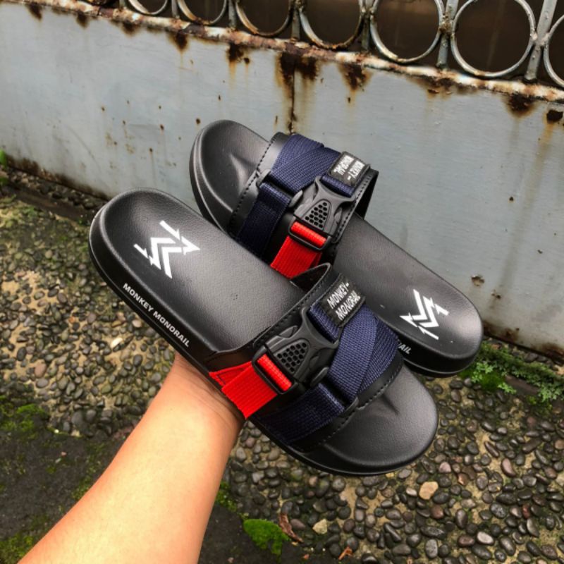 Sandal Pria Terbaru Sandal Slip On Monkey Monorail Original
