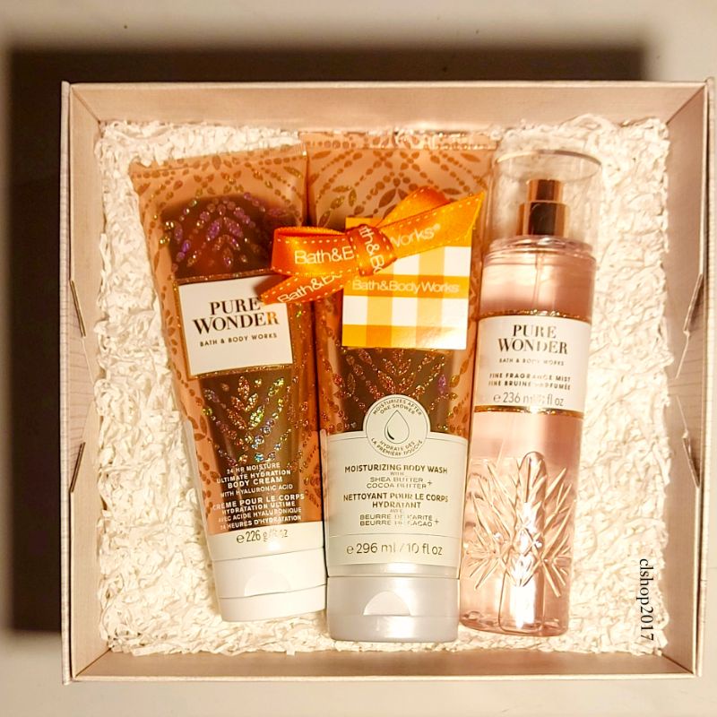 BBW PURE WONDER GIFT SET PAKET BATH &amp; BODY WORKS