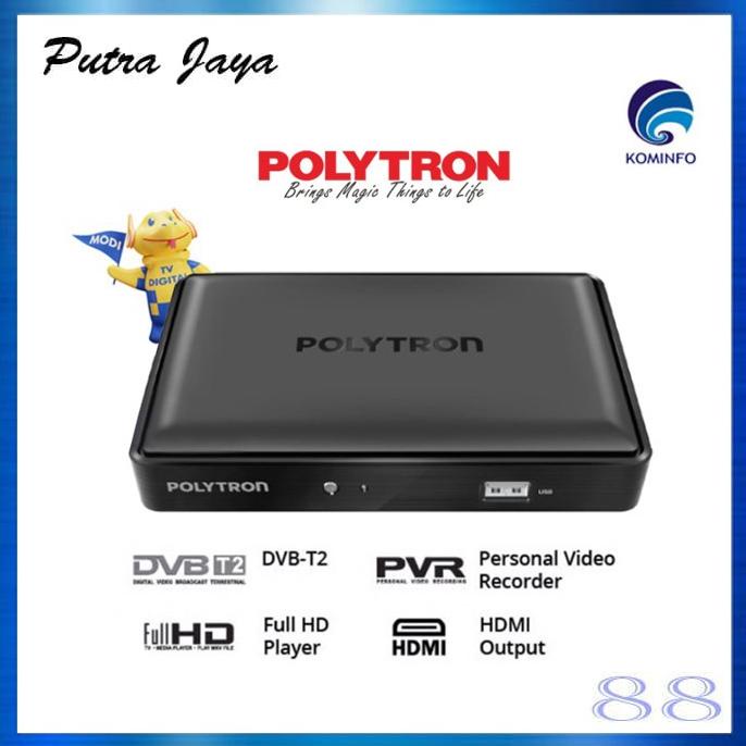 Polytron Set Top Box PDV-620T2 / PDV 620T2 DVB T2 TV Digital