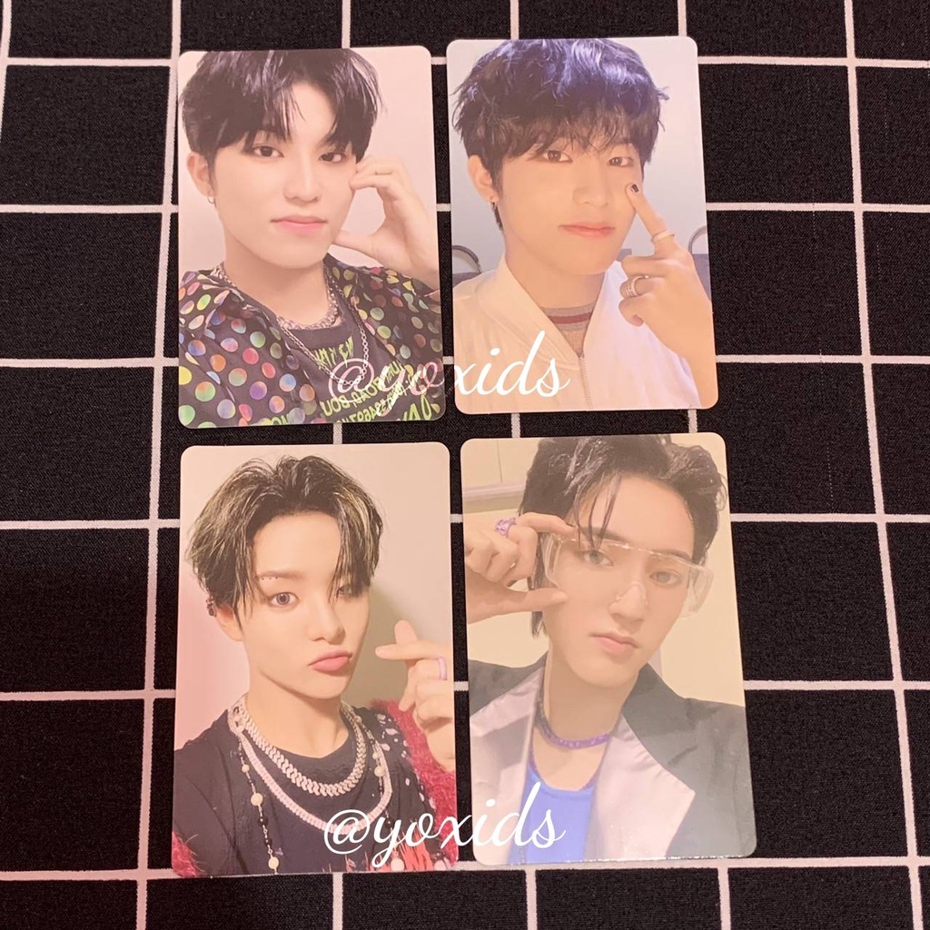 pc photocard jeongwoo haruto jihoon light green deep blue selca selfie specs nunmul kacamata pb phot