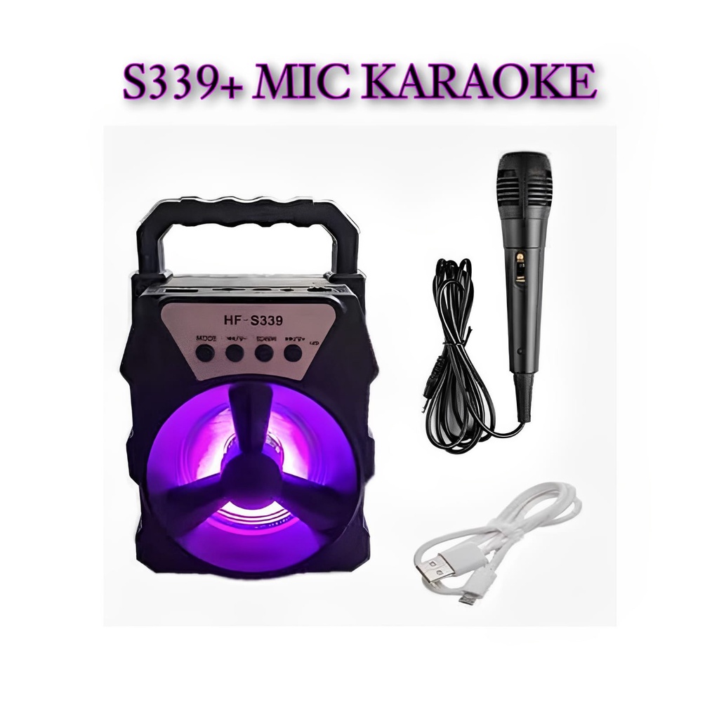 SPEAKER BLUETOOTH  HF- S339 FREE MIC KARAOKE TERMURAH 