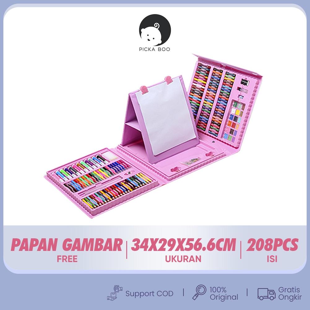 

PICKA BOO KRAYON ANAK SET FULL ALAT MELUKIS DAN MEWARNAI TERLARISS...,,,,,