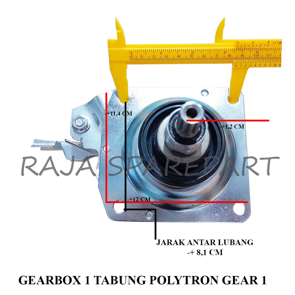 Gearbox Mesin Cuci 1 Tabung Gear 1 Polytron