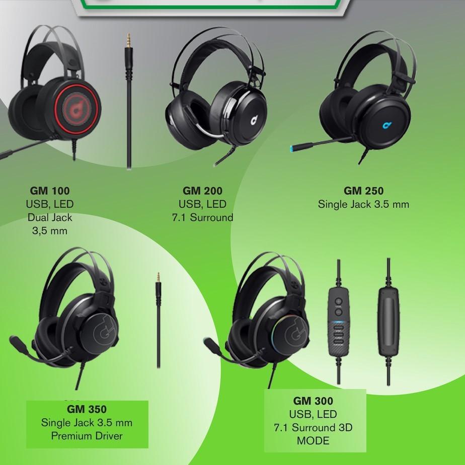 Terbaru.. dbE Gaming Headset - GM100 / GM150 / GM180 / GM200 / GM250 / GM300 / GM350 / GM500
