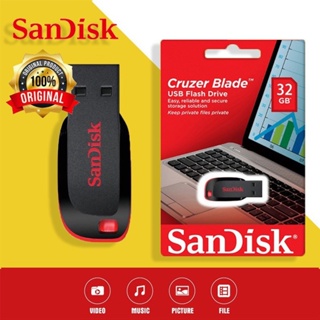 Flashdisk SanDisk Cruzer Blade CZ50 128GB 64GB 32GB USB 2.0 Flash disk 64 gb original laptop Sandisk