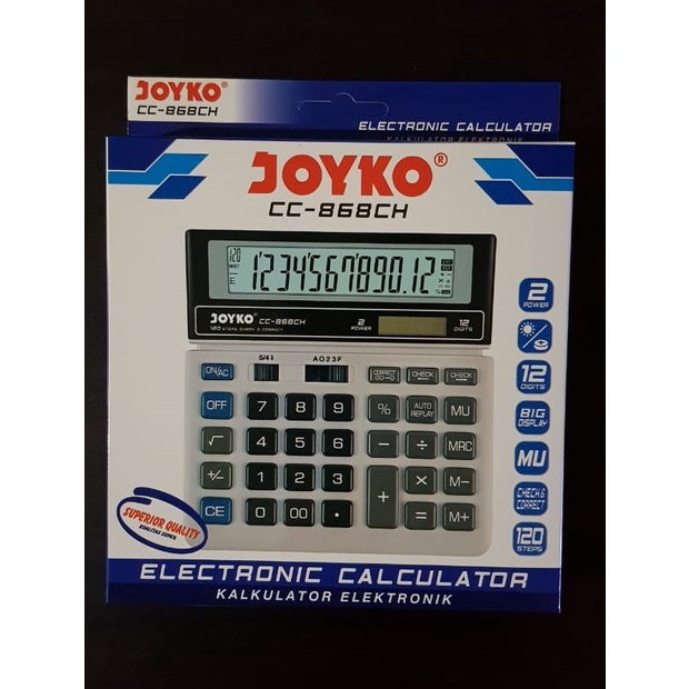 

Joyko Calculator CC-868CH
