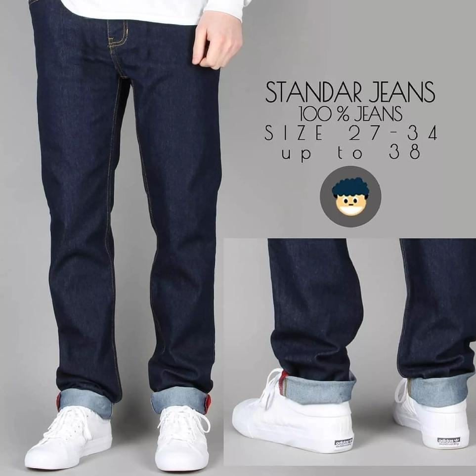 Harga Termurah CELANA JEANS PANJANG PRIA ORIGINAL IMPORT SIZE 28-42 CELANA JEANS PRIA STANDAR REGULE