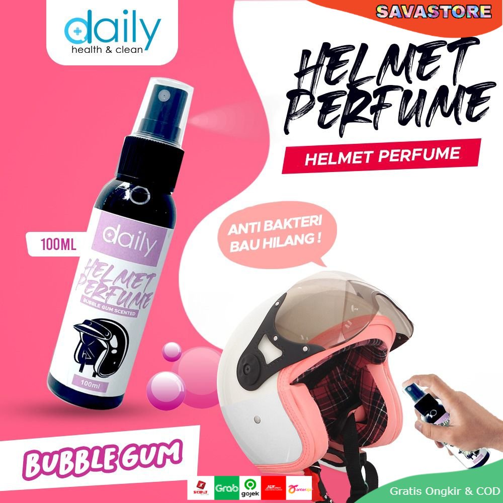 PARFUME HELM DAILY HELMET PERFUME  - ANTI BAU ANTI BAKTERI ANTI APEK DAILY HELMET PERFUME - AMPUH MENGHILANGKAN BAU HELM