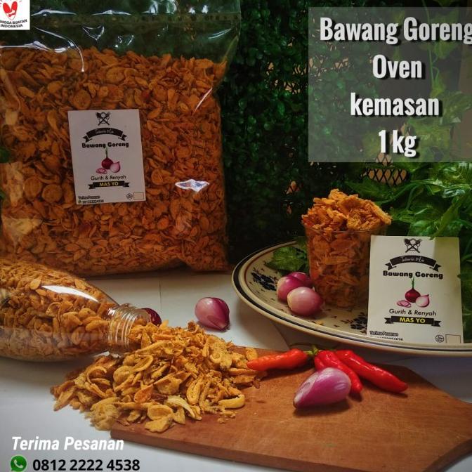 

Bawang goreng OVEN dengan Tepung