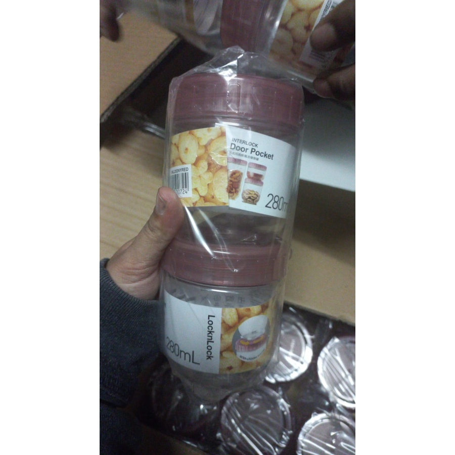 Lock n Lock Interlock Toples Makanan 280 ml Lock &amp; Lock Food Container