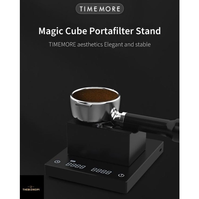 TIMEMORE Magic Cube Portafilter Tamping Holder Penyangga Portafilter stok ada terus