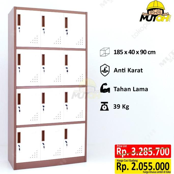 

TERLARIS LOKER BESI LOCKER BESI 12 PINTU LIMITED EDITION